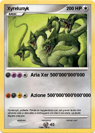 Pokemon Xyrelunyk