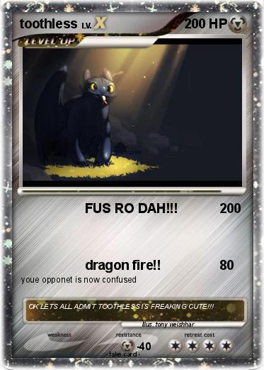 Pokemon toothless