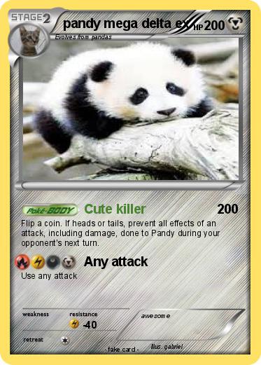 Pokemon pandy mega delta ex