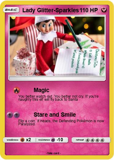 Pokemon Lady Glitter-Sparkles