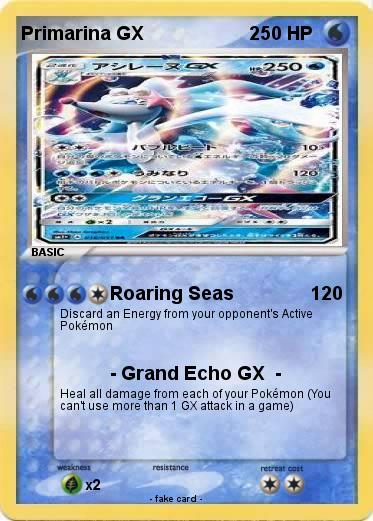 Pokemon Primarina GX                     2