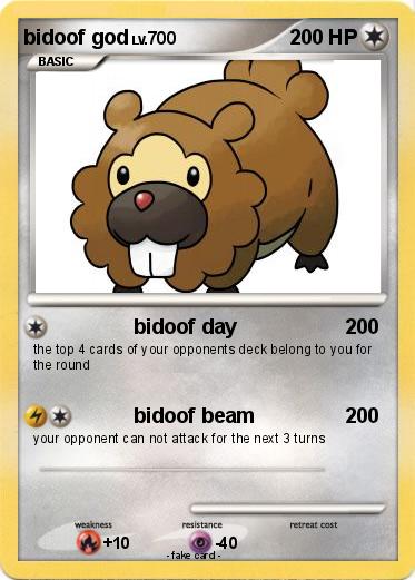 Pokemon bidoof god