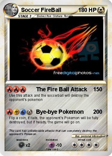 Pokemon Soccer FireBall