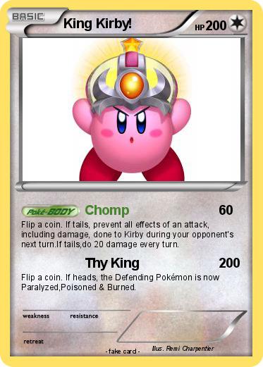 Pokemon King Kirby!