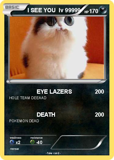 Pokemon I SEE YOU  lv 99999