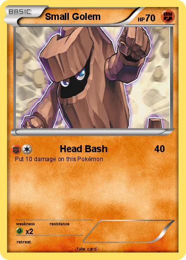 Pokemon Small Golem