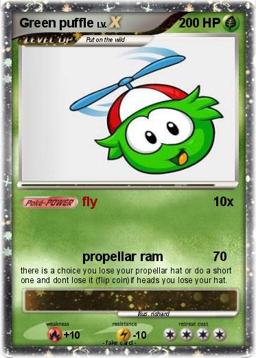 Pokemon Green puffle