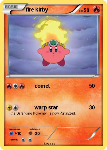 Pokemon fire kirby