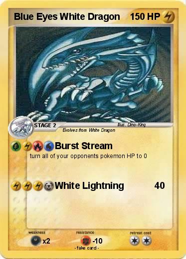 Pokemon Blue Eyes White Dragon
