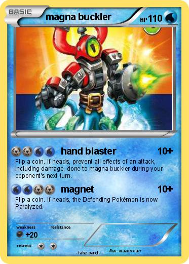 Pokemon magna buckler