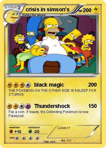 Pokemon crisis in simson's