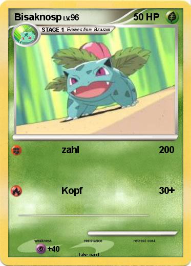 Pokemon Bisaknosp