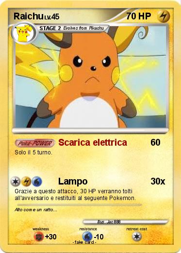 Pokemon Raichu