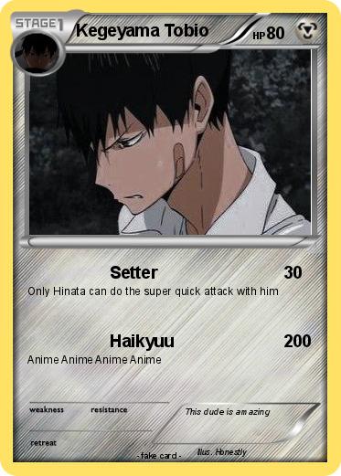 Pokemon Kegeyama Tobio