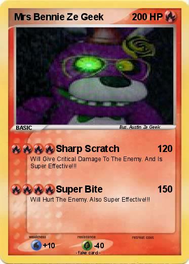 Pokemon Mrs Bennie Ze Geek