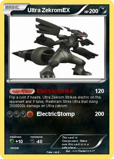 Pokemon Ultra ZekromEX