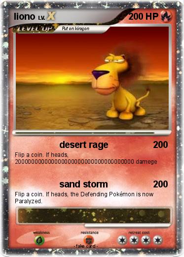 Pokemon liono