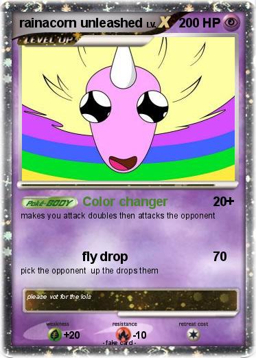 Pokemon rainacorn unleashed