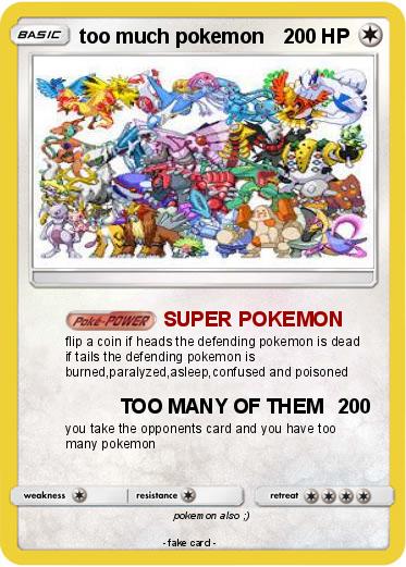 Pokemon too much pokemon
