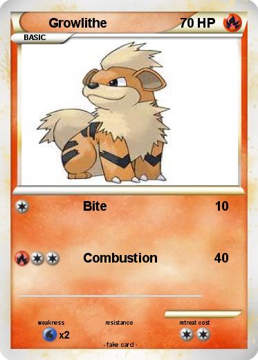 Pokemon Growlithe