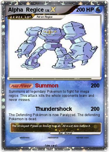 Pokemon Alpha  Regice