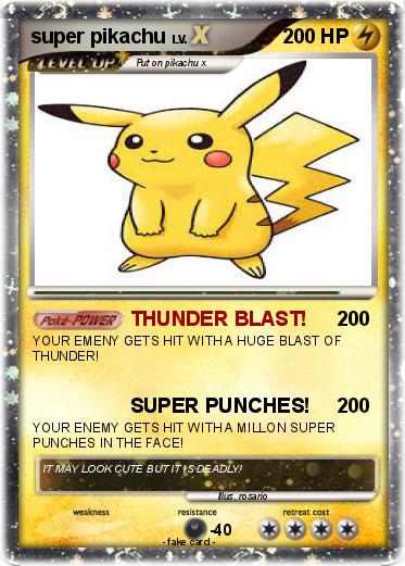 Pokemon super pikachu