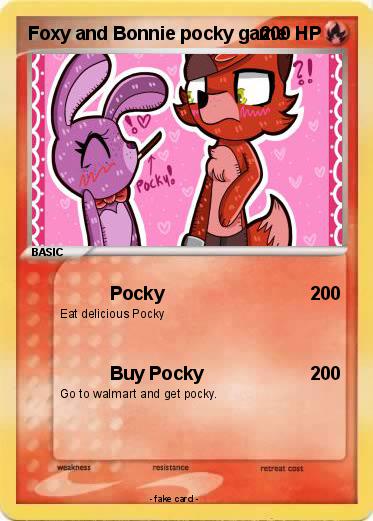 Pokemon Foxy and Bonnie pocky game