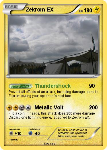 Pokemon Zekrom EX