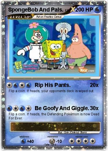 Pokemon SpongeBob And Pals.