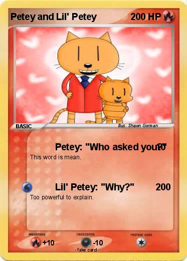 Pokemon Petey and Lil' Petey