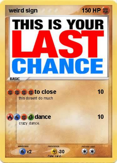 Pokemon weird sign