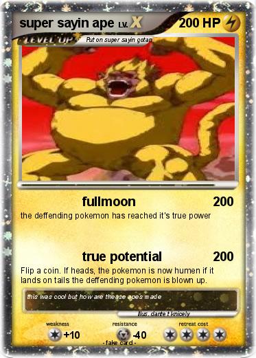 Pokemon super sayin ape