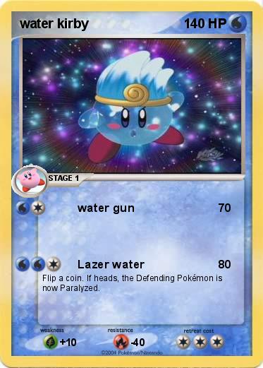 Pokemon water kirby