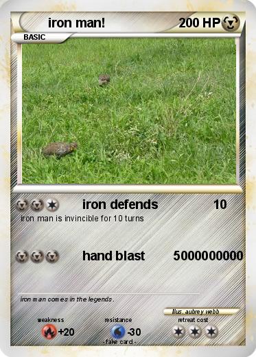 Pokemon iron man!