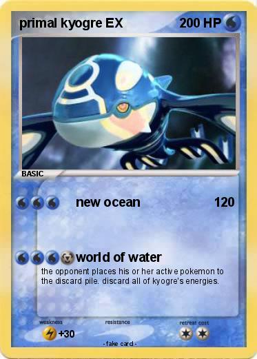 Pokemon primal kyogre EX