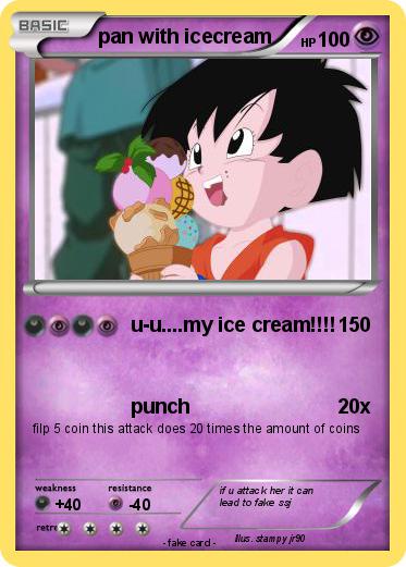 Pokemon pan with icecream