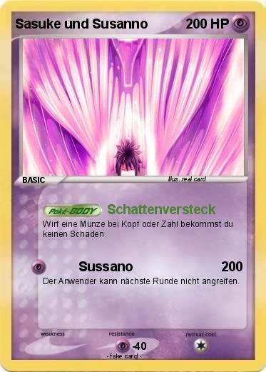 Pokemon Sasuke und Susanno