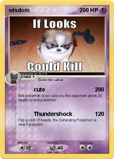 Pokemon wisdom