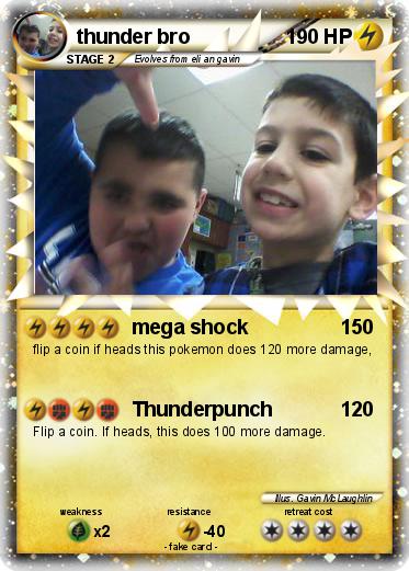 Pokemon thunder bro