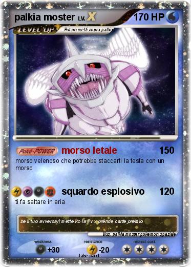 Pokemon palkia moster