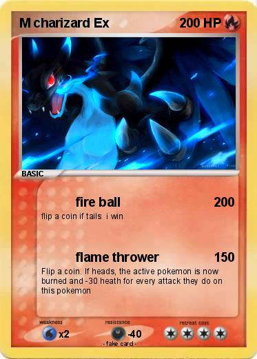 Pokemon M charizard Ex