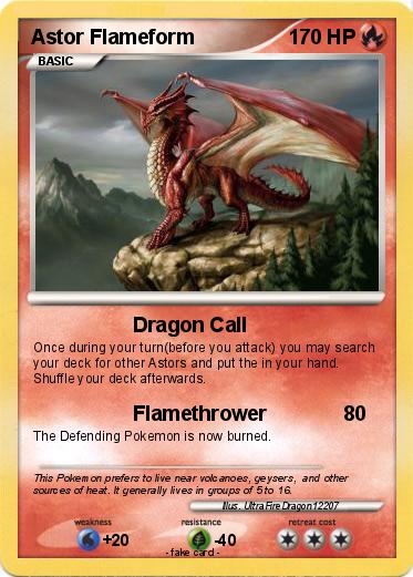 Pokemon Astor Flameform Pokemon Astor Flameform