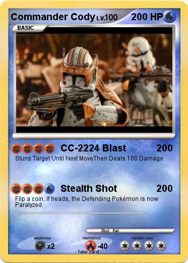 Pokemon Commander Cody