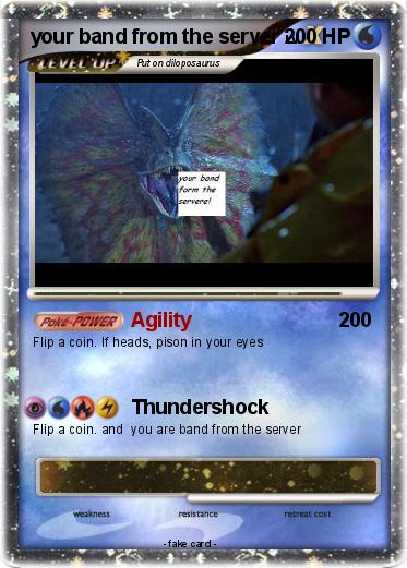 Pokemon your band from the server