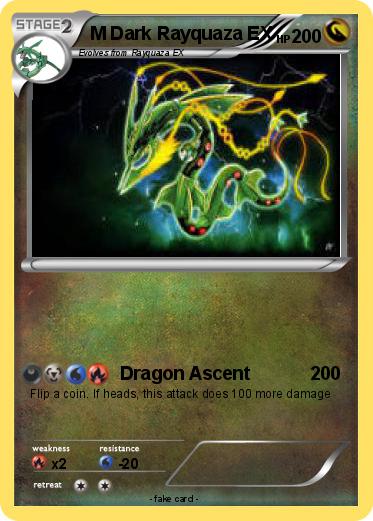 Pokemon M Dark Rayquaza EX