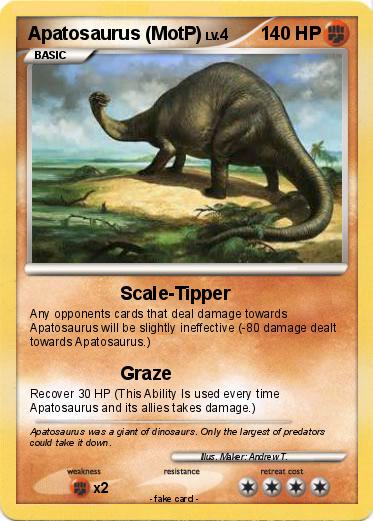 Pokemon Apatosaurus (MotP)