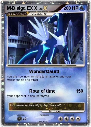 Pokemon M-Dialga EX X