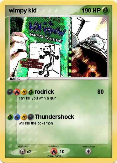 Pokemon wimpy kid