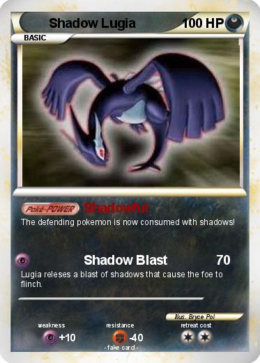 Pokemon Shadow Lugia
