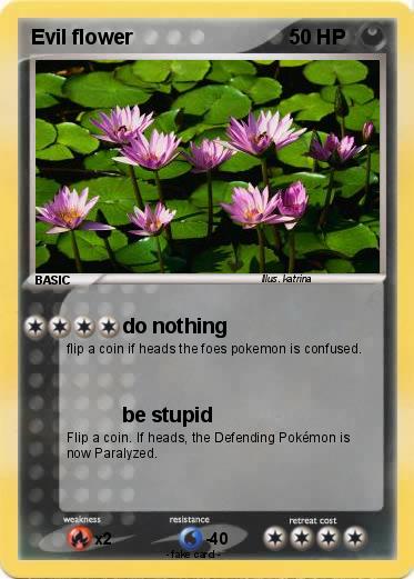 Pokemon Evil flower